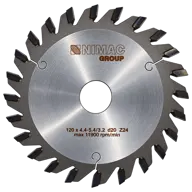Δίσκος πρόκοψης NIMAC – 120×4,4-5,4/3,2×20 Z24 — φωτογραφία 1