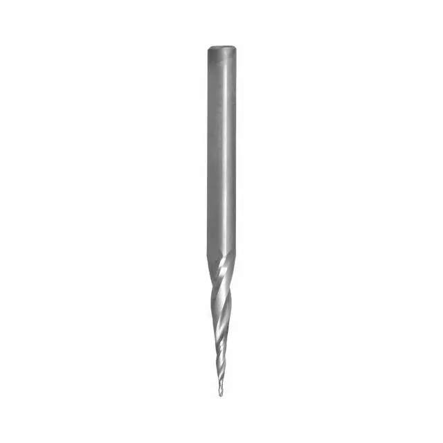 Κωνική Σφαιρική Φρέζα Καρβιδίου Tapered Ball Nose Ø0,8 × 25 mm R0,4 5,5° Z2