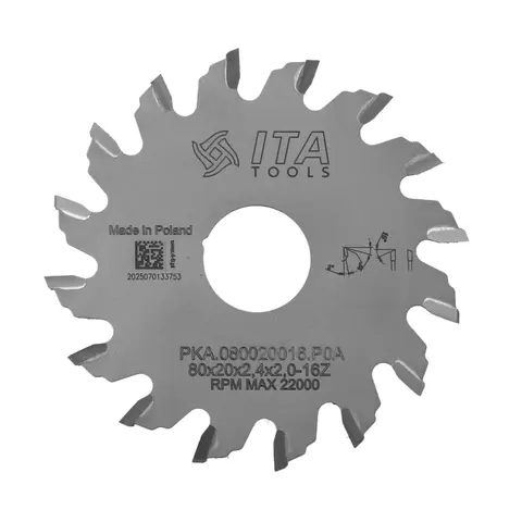 Σοκορόδισκος Ø80 mm, οπή 20, Z16, γωνία 2°