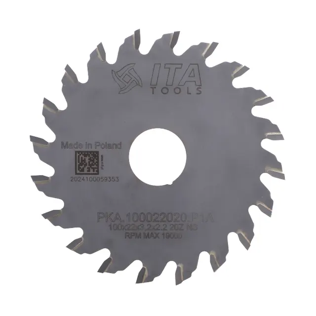 Σοκορόδισκος Ø100 mm, οπή 22, Z20, γωνία 5°