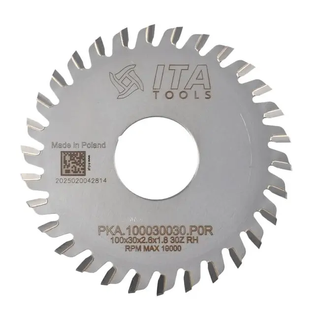 Σοκορόδισκος Ø100 mm, οπή 30, Z30 — δεξιός (RH)
