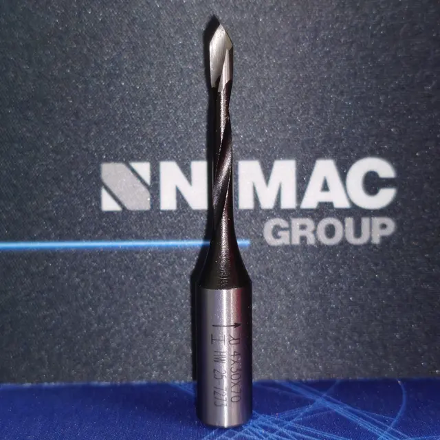 Τρυπάνι διαμπερούς οπής ITA Tools Ø4×30, στέλεχος Ø10, δεξί